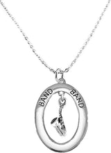 Band Saxophone Player, Hypoallergenic Adjustable Necklace, Safe-Nickel, Lead and Cadmium Free