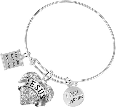 Christian 3 Charm Adjustable Bracelet Hypoallergenic, Safe-Nickel, Lead, Free