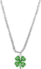 4-H Club Adjustable Cable Chain Charm Necklace,What A Great Gift For Yourself Or Someone Special. Gift Ready Comes In A Black Velvet Bag. Hypoallergenic-Safe, No Nickel, Lead, Or Cadmium In The Metal. Handmade In The USA By Veterans.