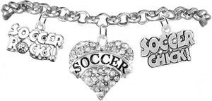 Soccer Rocks Soccer Chick Adjustable Bracelet, Safe-Hypoallergenic, Nickel, Lead & Cadmium Free!