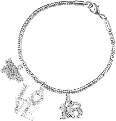 The Sweet Sixteen Hypoallergenic Love Safe-Nickel, Lead & Cadmium Free!