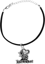 Marine I Love My Marine, Crystal Heart, Bracelet, Hypoallergenic, Safe-Nickel, Lead, Free