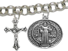 Saint Benedict Bracelet Prayer, Protect Me from Harm, from Evil, from The Devil. Nickle, Lead Cadmium Free