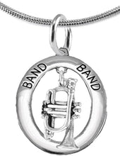 Band Trumpet Player Hypoallergenic Adjustable Necklace, Safe-Nickel, Lead Free