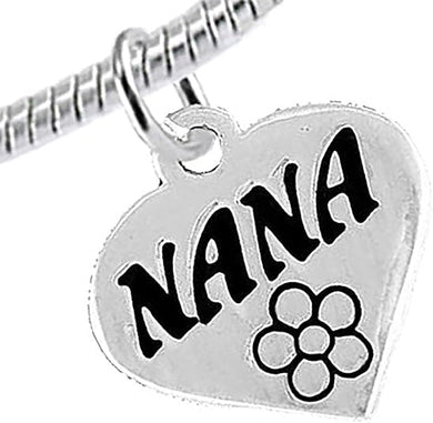 Nana Charm Bracelet Hypoallergenic, Safe-Nickel, Lead & Cadmium Free!