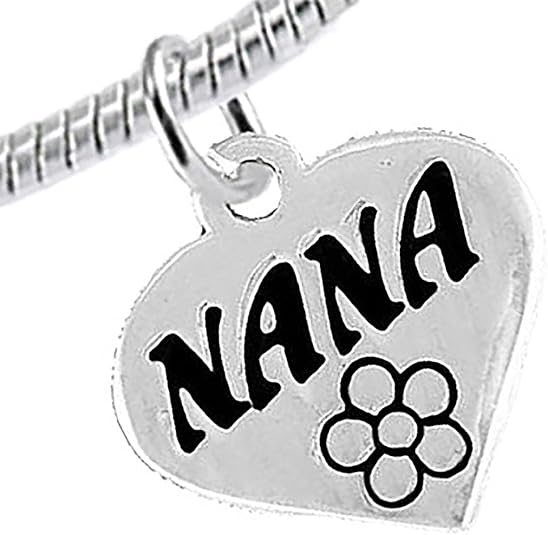 Nana Charm Bracelet Hypoallergenic, Safe-Nickel, Lead & Cadmium Free!