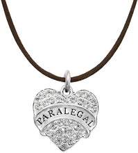 Paralegal Adjustable Heart Charm Necklace Hypoallergenic, Safe, Nickel, Lead & Cadmium Free!
