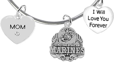 Mom, I Will Love You Forever, Marine Hypoallergenic, Safe-Nickel Free, No Poisonous Lead Or Cadmium