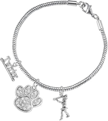 The, Majorette Jewelry Paw Crystal Hypoallergenic Adjustable, Safe-Nickel, Lead Free
