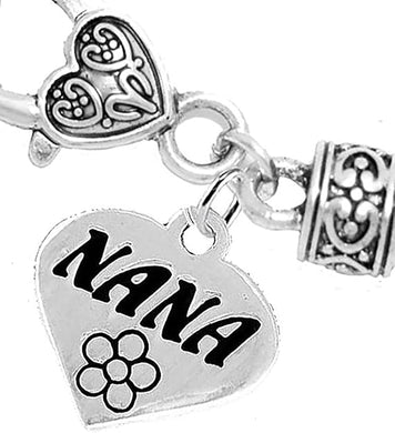 Nana Charm Bracelet Hypoallergenic, Safe-Nickel, Lead & Cadmium Free!