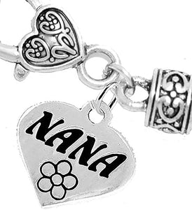 Nana Charm Bracelet Hypoallergenic, Safe-Nickel, Lead & Cadmium Free!