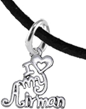 Air Force, I Love My Airman, Adjustable Bracelet Hypoallergenic, Safe-Nickel, Lead, Cadmium Free