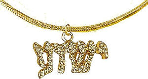 Messianic Christian 14KT Goldtone Austrian Cut Crystal Yeshua,Adjustable Chain Necklace. If you do not believe that this jewelry is beautiful when you receive it, simply return it for a full refund, Large, Silver, Carnelian