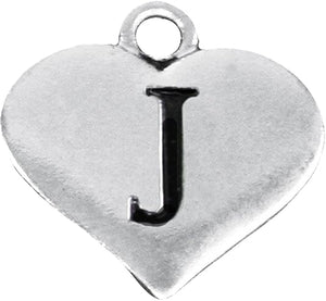 Army Wife Initial Bracelet, Nickel Free, No Poison Lead, or Cadmium. (J)