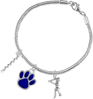 The, Majorette Jewelry Blue Paw Hypoallergenic Adjustable, Safe-Nickel, Lead Free