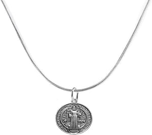 Saint Benedict Protective Charm, and Prayer, Protect Me from Harm, from Evil, from The Devil. Nickle, Lead Cadmium Free