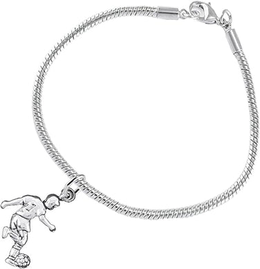 The, Soccer Player Jewelry Bracelet Hypoallergenic, Safe-Nickel, Lead Free