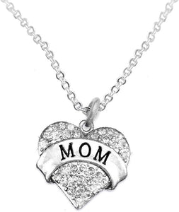 Mom Charm Necklace Adjustable, Hypoallergenic, Safe-Nickel, Lead & Cadmium Free!