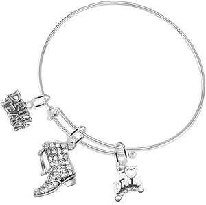 Drill 3 Charm Bracelet Hypoallergenic, Safe-Nickel, Lead & Cadmium Free!