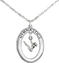 Gymnast On Bars Necklace, Adjustable, Hypoallergenic, Nickel, Lead & Cadmium Free!
