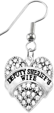 The Deputy Sheriff's Wife Hypoallergenic Earring, Safe-Nickel, Lead & Cadmium Free!