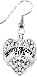 The Deputy Sheriff's Wife Hypoallergenic Earring, Safe-Nickel, Lead & Cadmium Free!