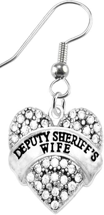 The Deputy Sheriff's Wife Hypoallergenic Earring, Safe-Nickel, Lead & Cadmium Free!