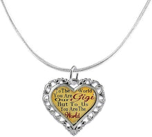 Gigi Heart Charm Necklace Hypoallergenic, Adjustable, Safe, Nickel, Lead & Cadmium Free!