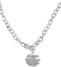 Saint Benedict Protective Charm-Crucifix, and Prayer, Protect Me from Harm, from Evil, from The Devil. Nickle, Lead Free