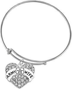 The Army Mom Hypoallergenic Adjustable Bracelet, Safe-Nickel, Lead, Cadmium Free