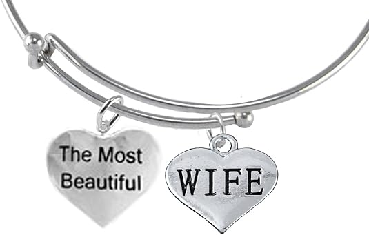 The Most Beautiful Wife, Adjustable, Hypoallergenic, Safe-Nickel, Lead, Cadmium Free