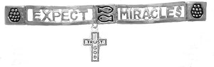Expect Miracles, The Original Hypoallergenic, Safe-Nickel, Lead, Cadmium Free, Adjustable Stretch Bracelet