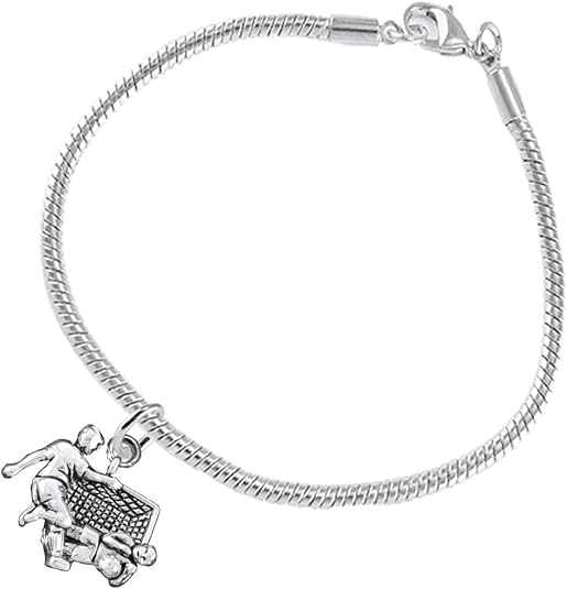 The, Soccer Goalie Jewelry Bracelet Hypoallergenic, Safe-Nickel, Lead Free