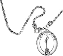 Electric Bass Guitar, Hypoallergenic Adjustable Necklace, Safe-Nickel, Lead And Cadmium Free