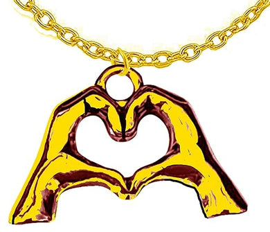 Birthday Gift, I Love You, Your Fingers And Hands Make A Heart And Say It All, I Love You, Adjustable Necklace, What A Wonderful Gift For Yourself, Or Someone Special.Comes In Black Velvet Bag
