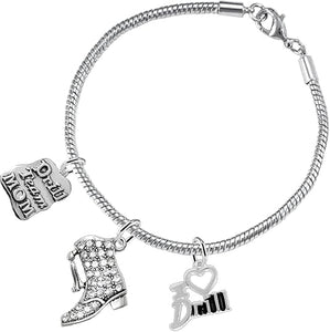 Drill Team Jewelry, Cute Looking 3 Charm Bracelet Hypoallergenic, Safe-Nickel, Lead, and Cadmium Free
