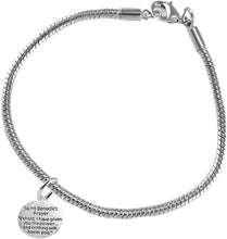 Saint Benedict Protective Charm, and Prayer, Protect Me from Harm, from Evil, from The Devil Adjustable. Bracelet Nickle, Lead Cadmium Free
