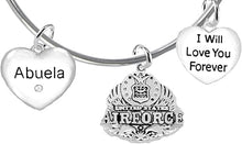 Abuela, I Will Love You Forever, Air Force Hypoallergenic, Safe-Nickel Free, No Poisonous Lead Or Cadmium