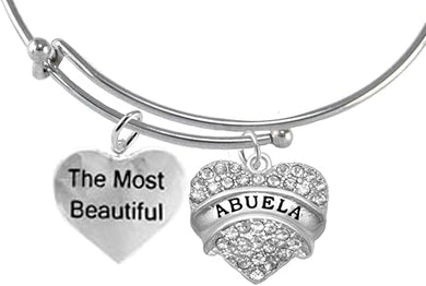 The Most Beautiful Abuela, Hypoallergenic, Safe-Nickel, Lead, Cadmium Free
