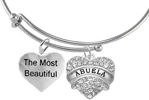 The Most Beautiful Abuela, Hypoallergenic, Safe-Nickel, Lead, Cadmium Free