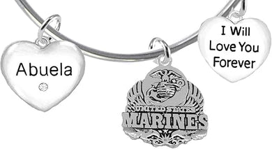 Abuela, I Will Love You Forever, Marine Hypoallergenic, Safe-Nickel Free, No Poisonous Lead Or Cadmium