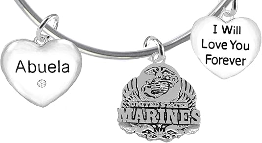 Abuela, I Will Love You Forever, Marine Hypoallergenic, Safe-Nickel Free, No Poisonous Lead Or Cadmium