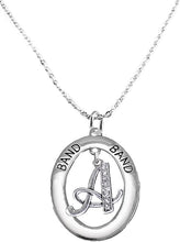 School Band, Music, Orchestra Jewelry, Hypoallergenic Adjustable Necklace, Safe-Nickel, Lead and Cadmium Free (Crystal A)