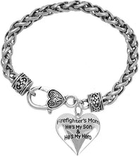 Firefighter, My Son is My Hero Bracelet, Hypoallergenic, Safe-Nickel, Lead, Cadmium Free
