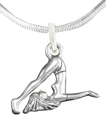 Gymnastic Tumbler Necklace, Adjustable, Hypoallergenic, Nickel, Lead & Cadmium Free!