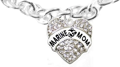 The Marine Mom Hypoallergenic Bracelet, Safe-Nickel, Lead, Cadmium Free