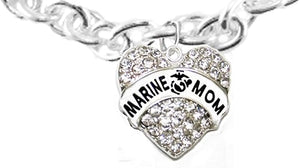 The Marine Mom Hypoallergenic Bracelet, Safe-Nickel, Lead, Cadmium Free