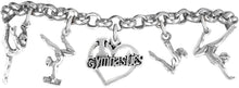 Gymnastic 5 Charm Bracelet Hypoallergenic, Safe-Nickel, Lead & Poisonous Cadmium Free!