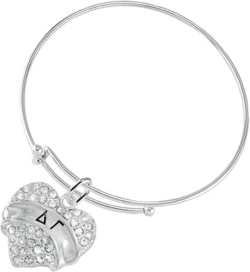 Delta Gamma- Licensed Sorority Jewelry Manufacturer, Hypoallergenic Safe Crystal Heart