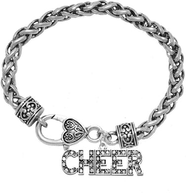Cheer Crystal Bracelet, Safe-Hypoallergenic, Nickel, Lead & Cadmium Free!